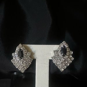 Rhinestone Art Deco Earrings